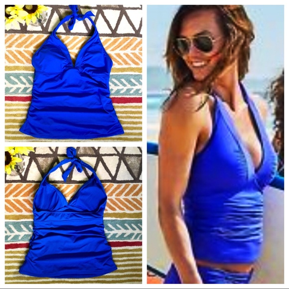 Athleta Other - NWOT ATHLETA | Shirrendipity Halter Tankini Top